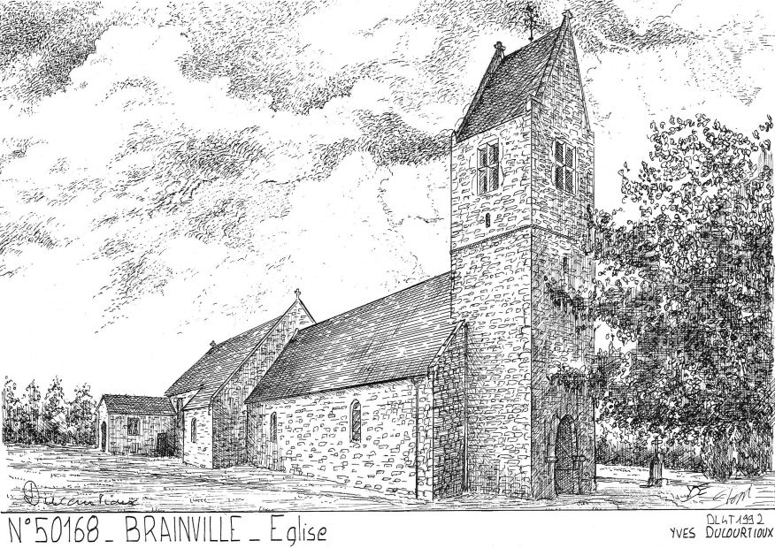 N 50168 - BRAINVILLE - église