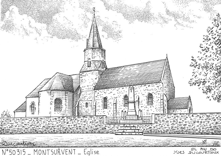 N 50315 - MONTSURVENT - église