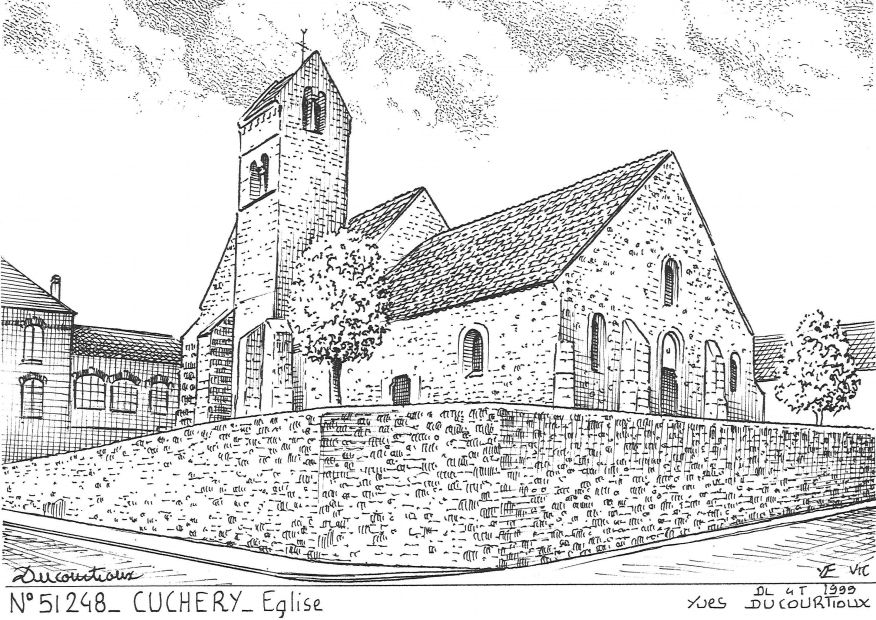 N 51248 - CUCHERY - église