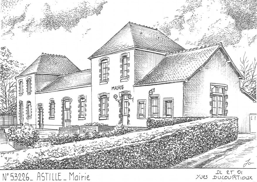 N 53226 - ASTILLE - mairie