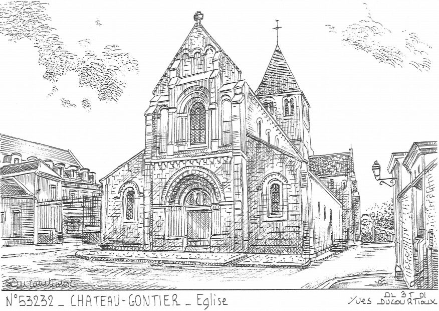 N 53232 - CHATEAU GONTIER - glise