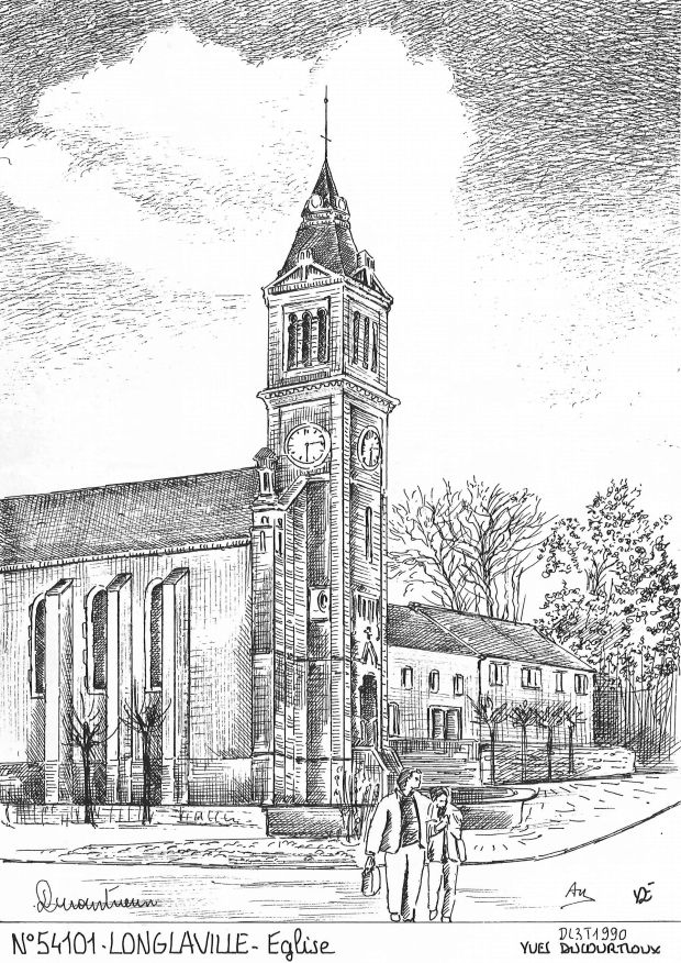 N 54101 - LONGLAVILLE - église