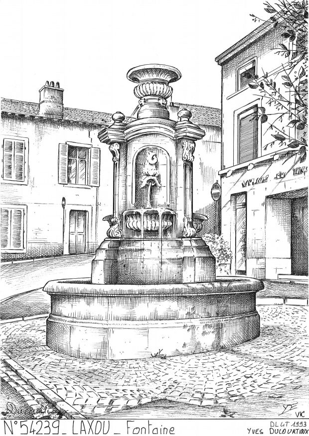 N 54239 - LAXOU - fontaine
