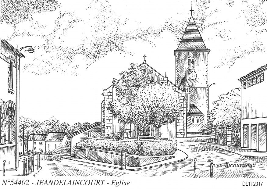 N 54402 - JEANDELAINCOURT - église