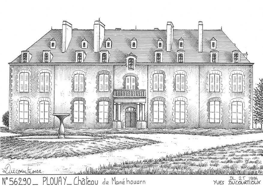 N 56290 - PLOUAY - château de manéhouarn