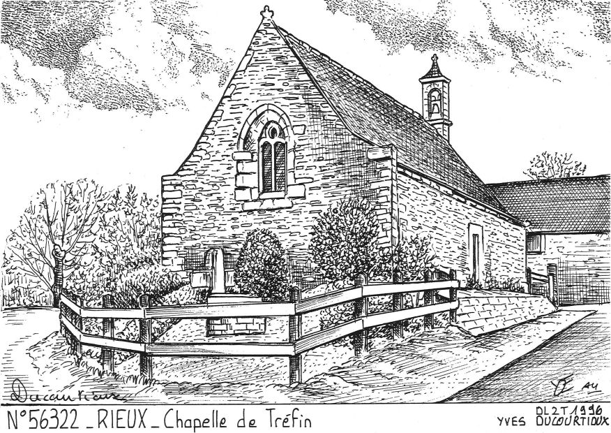 N 56322 - RIEUX - chapelle de trfin