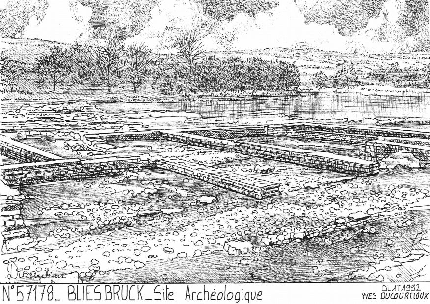 N 57178 - BLIESBRUCK - site archologique
