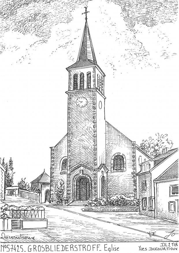 N 57425 - GROSBLIEDERSTROFF - église