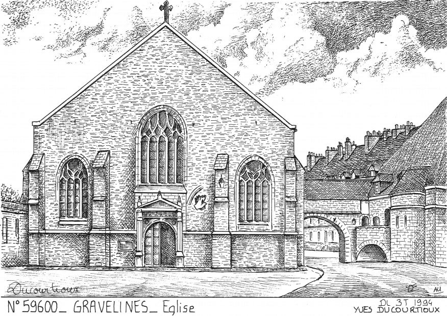N 59600 - GRAVELINES - église