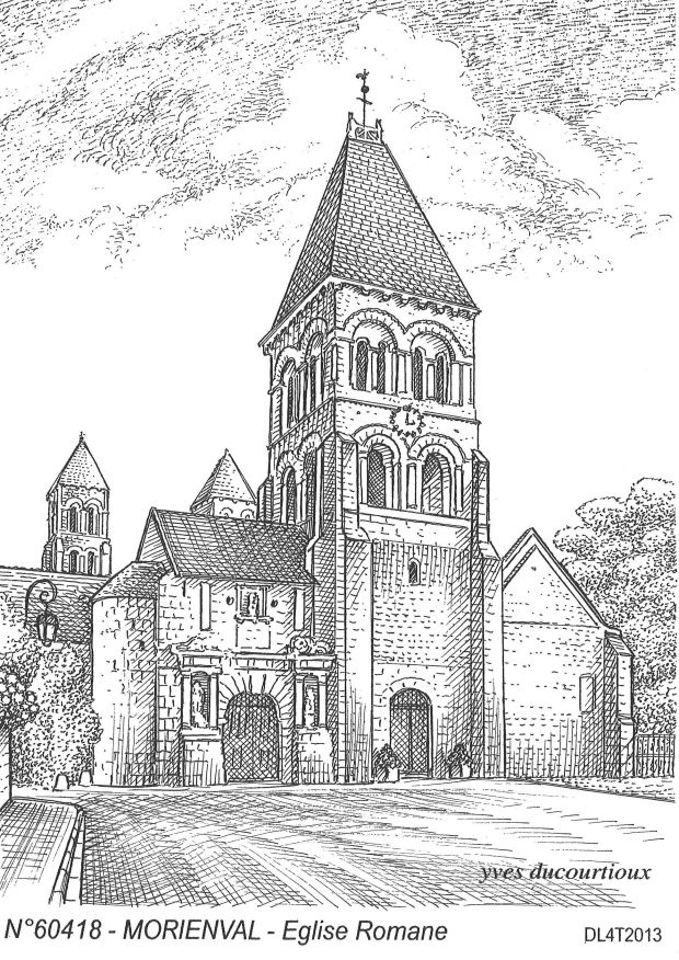 N 60418 - MORIENVAL - église romane