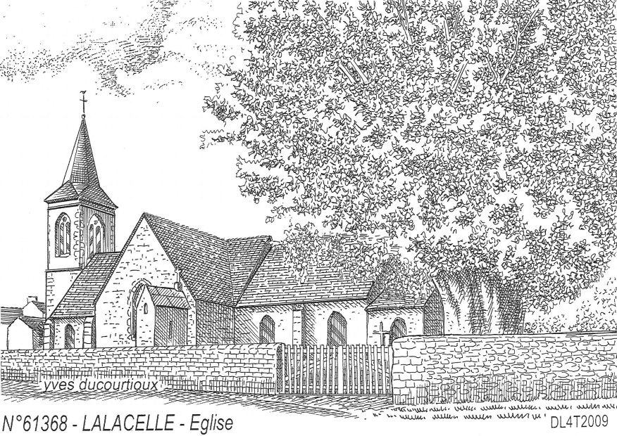 N 61368 - LALACELLE - église