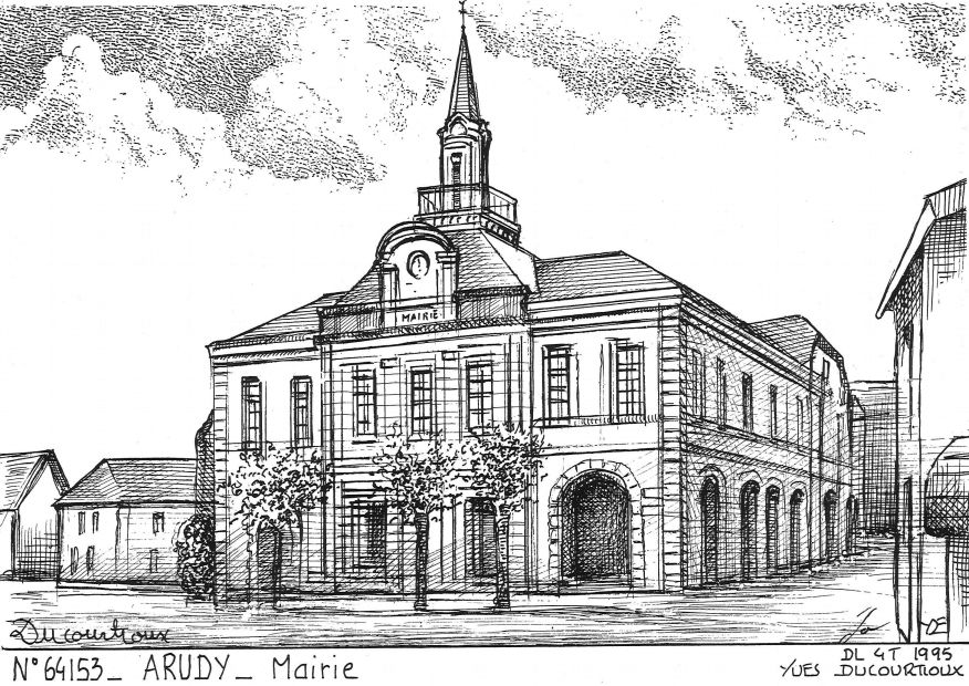 N 64153 - ARUDY - mairie