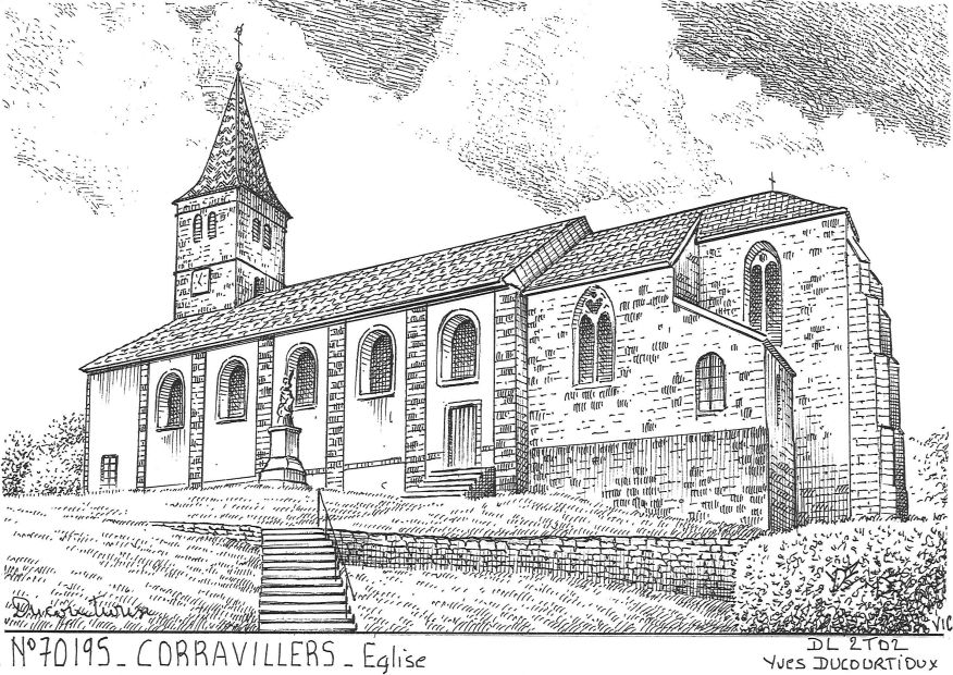 N 70195 - CORRAVILLERS - église