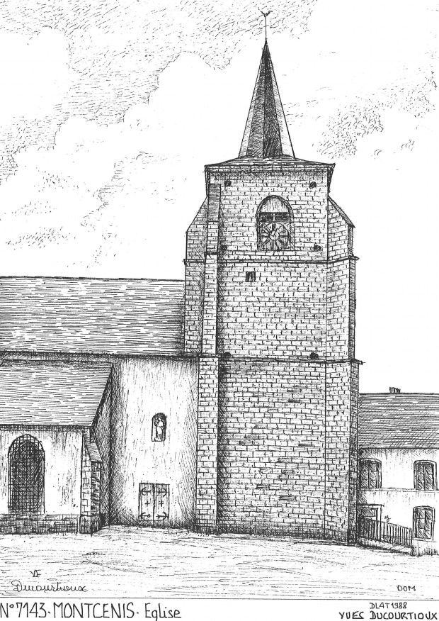 N 71043 - MONTCENIS - église