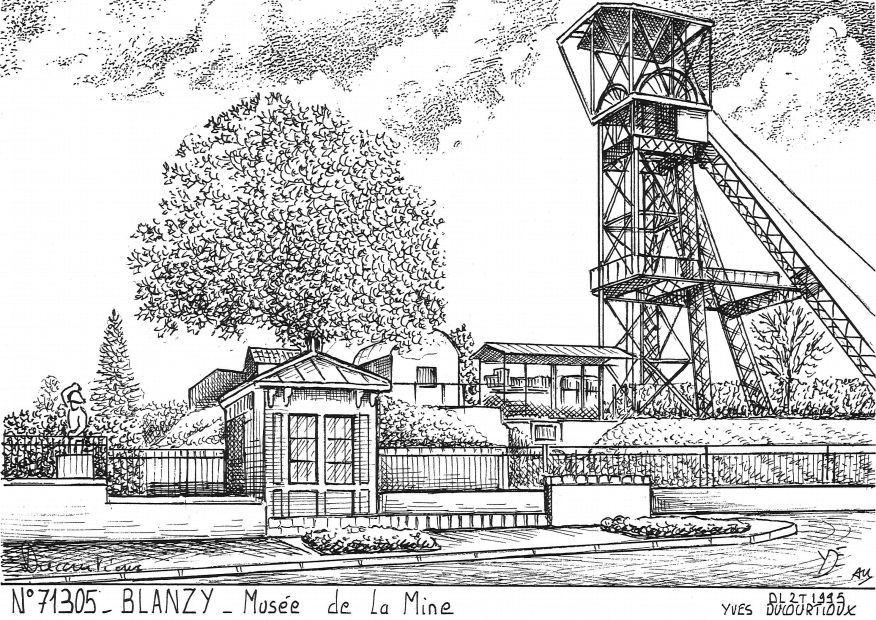 N 71305 - BLANZY - musée de la mine