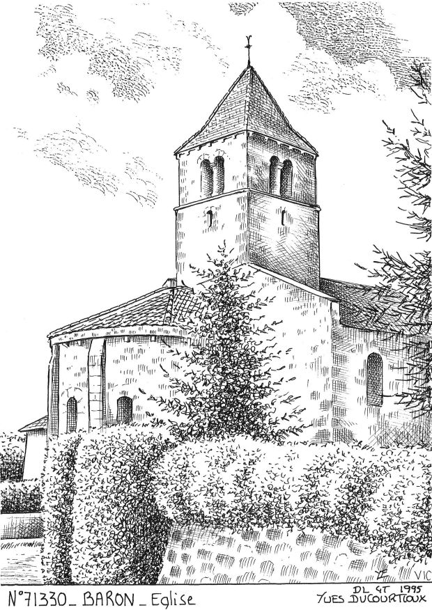 N 71330 - BARON - église