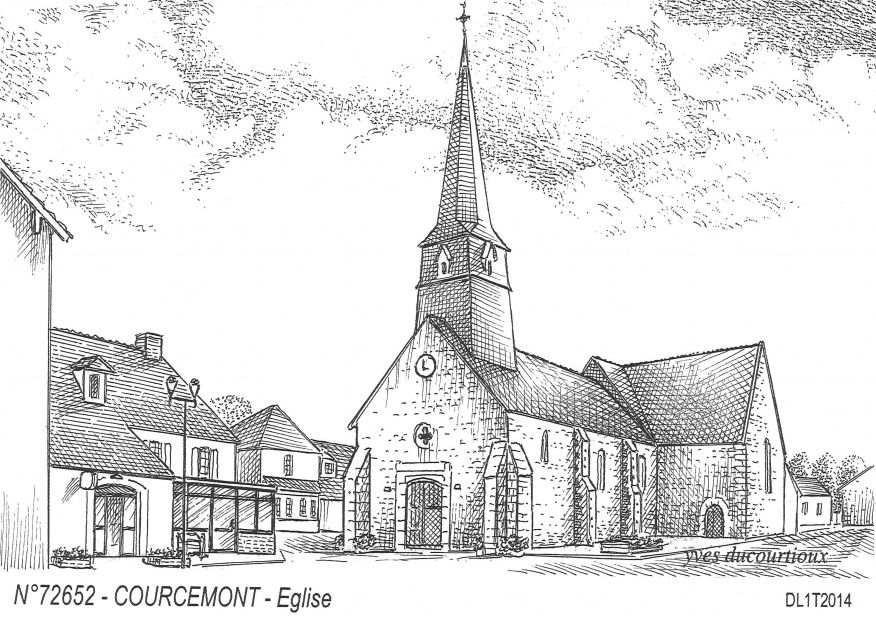 N 72652 - COURCEMONT - glise
