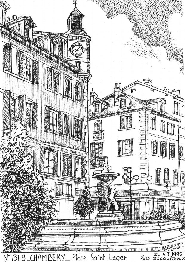 N 73119 - CHAMBERY - place st lger