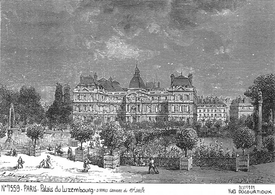N 75059 - PARIS - palais du luxembourg
