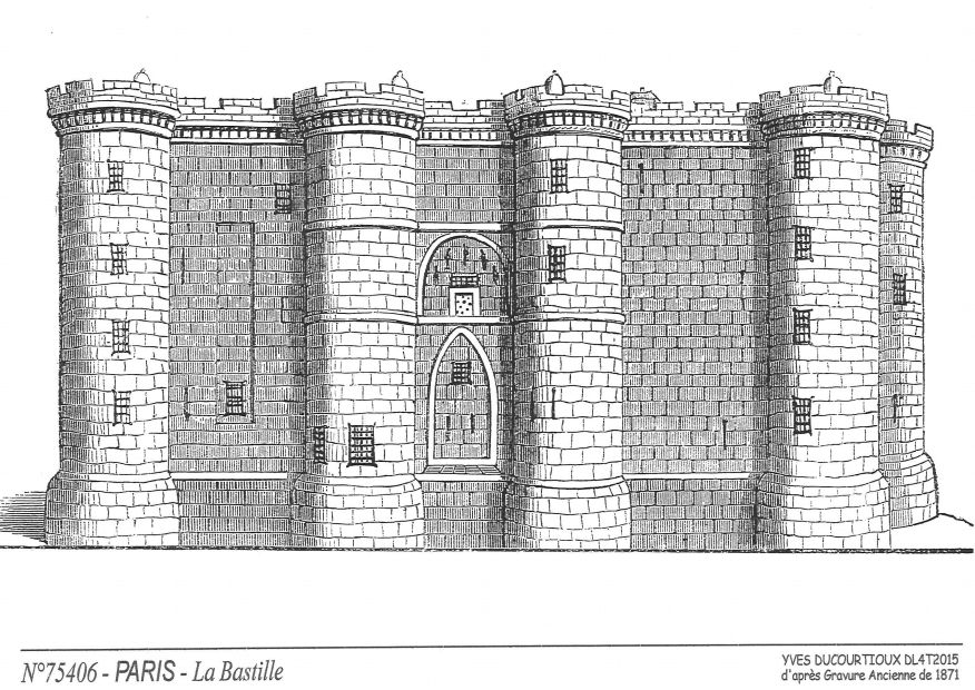 N 75406 - PARIS - la bastille