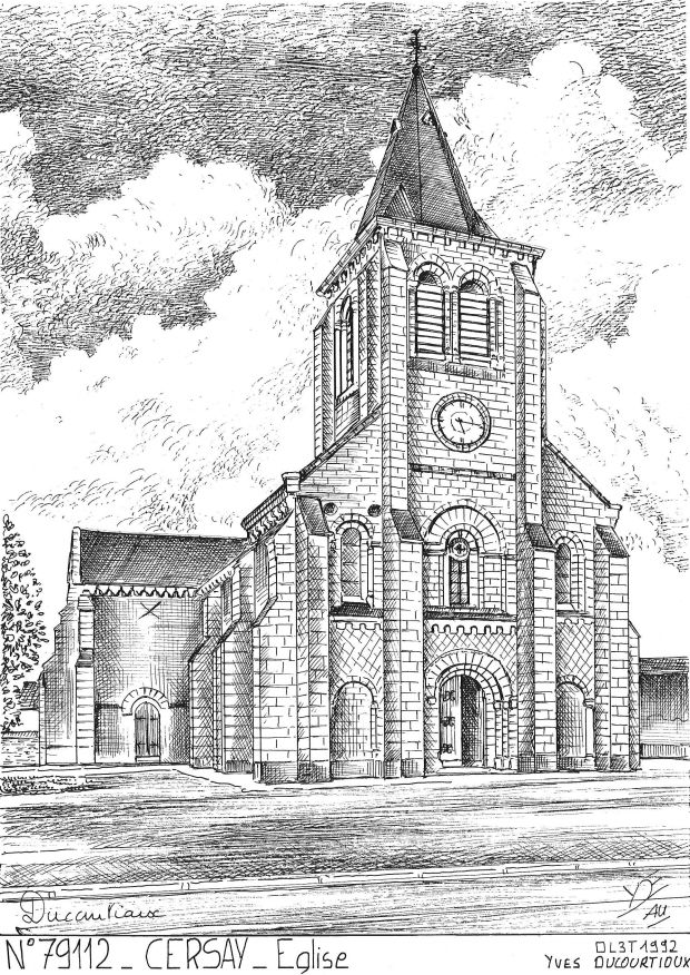 N 79112 - CERSAY - église