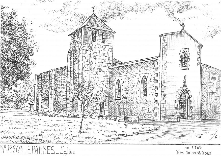 N 79269 - EPANNES - église
