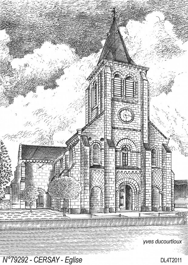 N 79292 - CERSAY - église