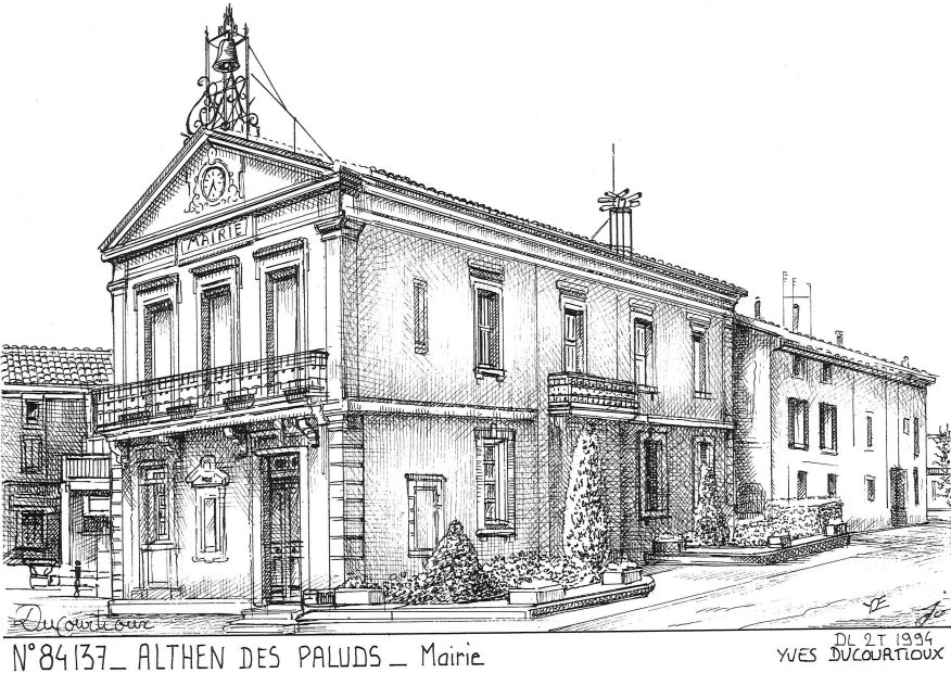 N 84137 - ALTHEN DES PALUDS - mairie