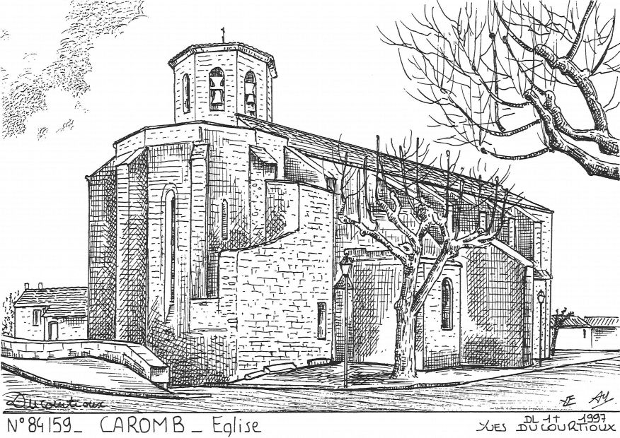 N 84159 - CAROMB - église