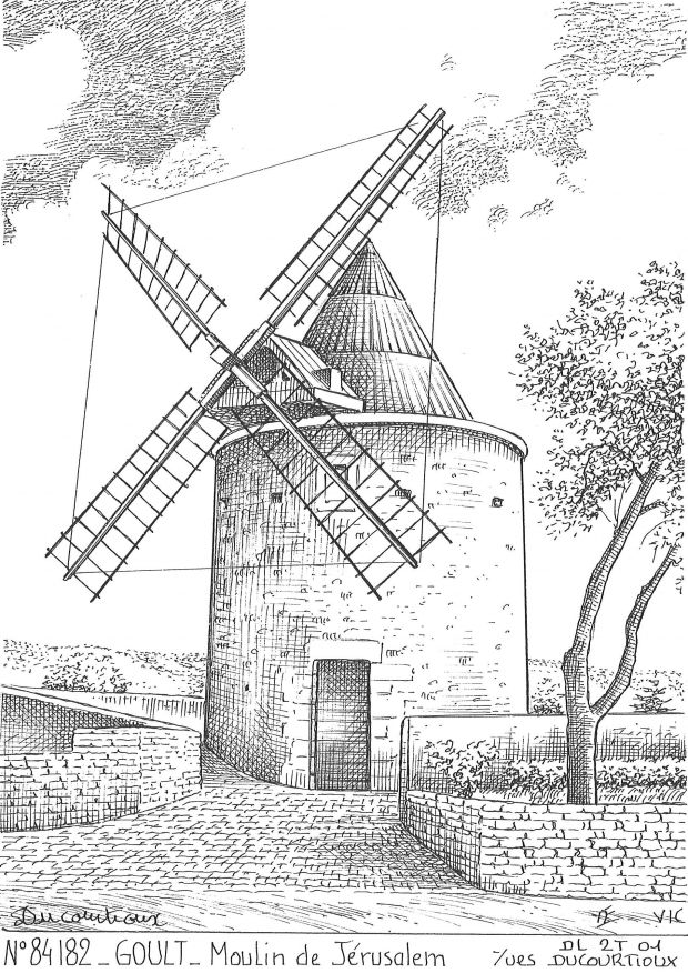N 84182 - GOULT - moulin de jrusalem