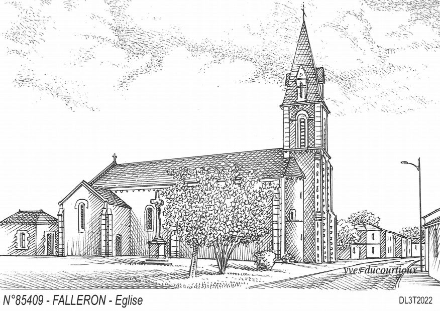 N 85409 - FALLERON - église