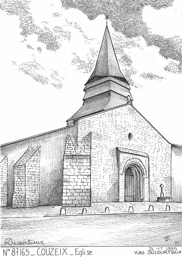N 87165 - COUZEIX - église