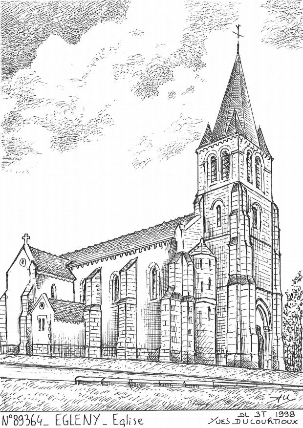 N 89364 - EGLENY - église