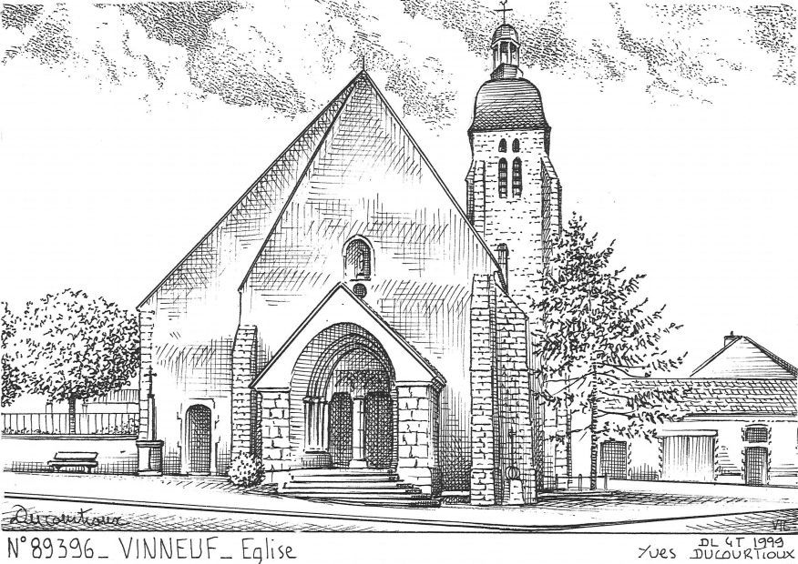 N 89396 - VINNEUF - église
