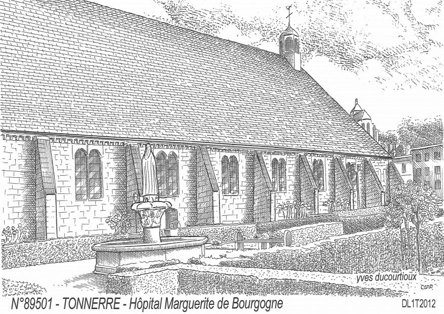 N 89501 - TONNERRE - hpital marguerite de bourgogn