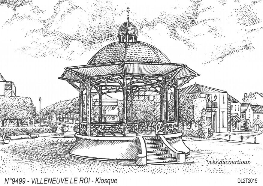 N 94099 - VILLENEUVE LE ROI - kiosque