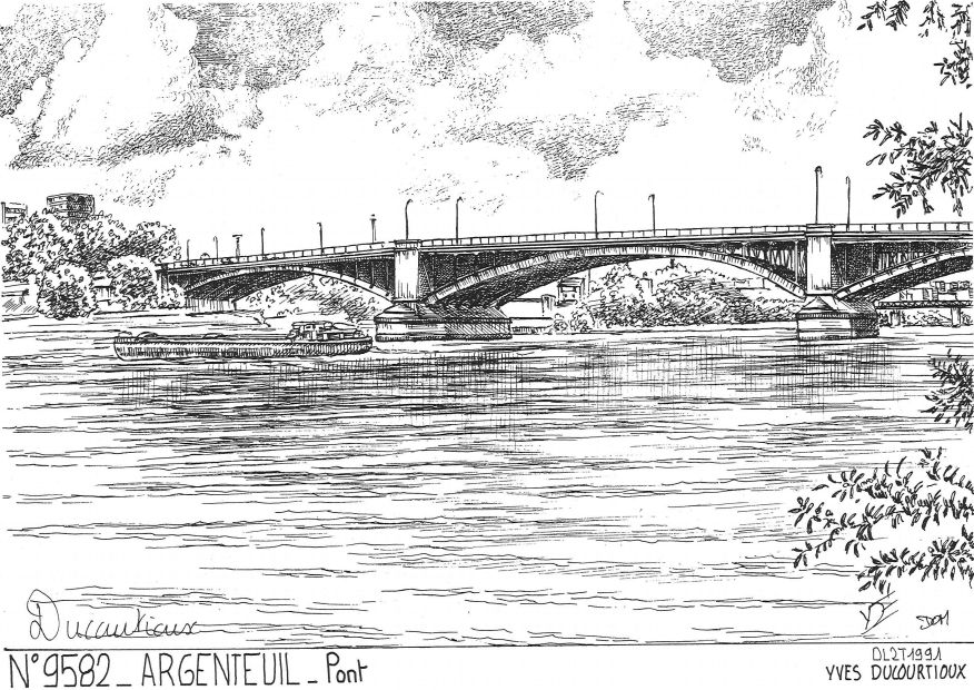N 95082 - ARGENTEUIL - pont