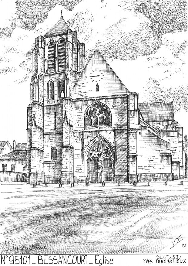 N 95101 - BESSANCOURT - église