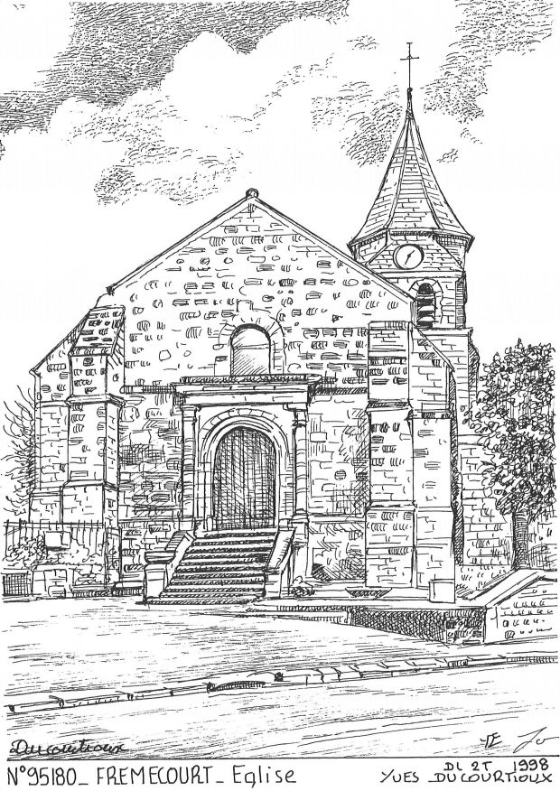 N 95180 - FREMECOURT - église