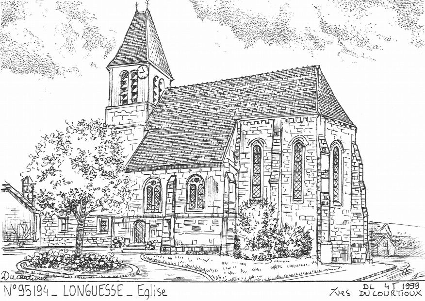 N 95194 - LONGUESSE - église