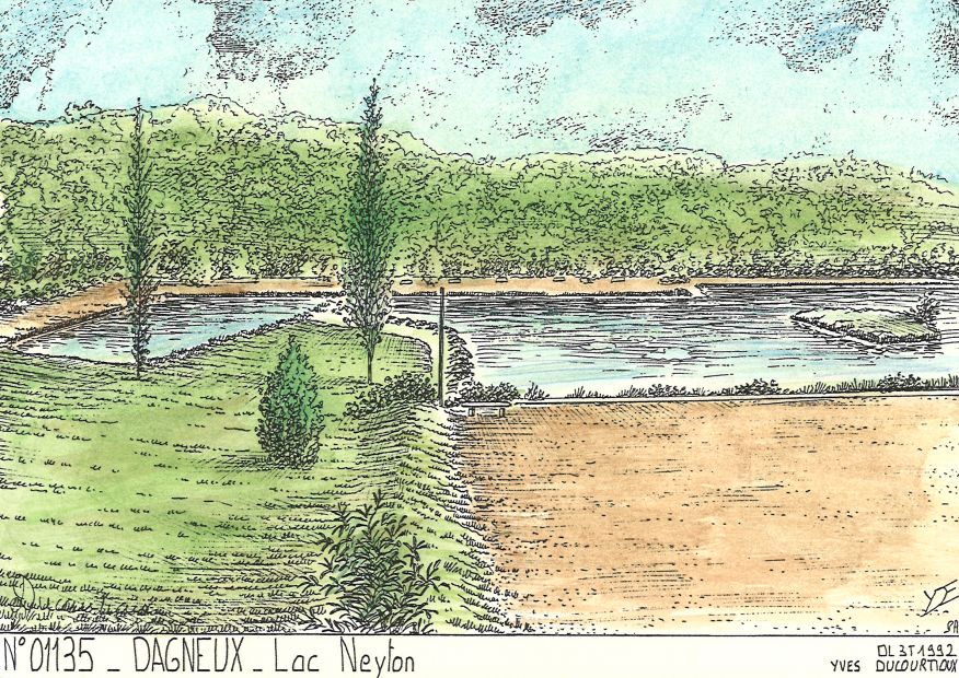 N 01135 - DAGNEUX - lac neyton