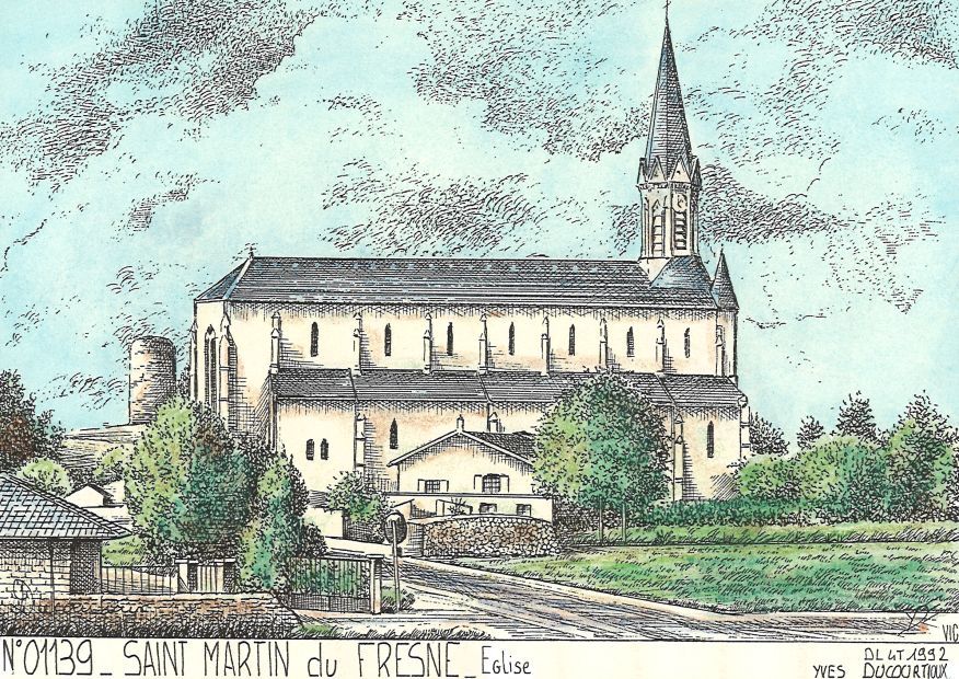 N 01139 - ST MARTIN DU FRESNE - église