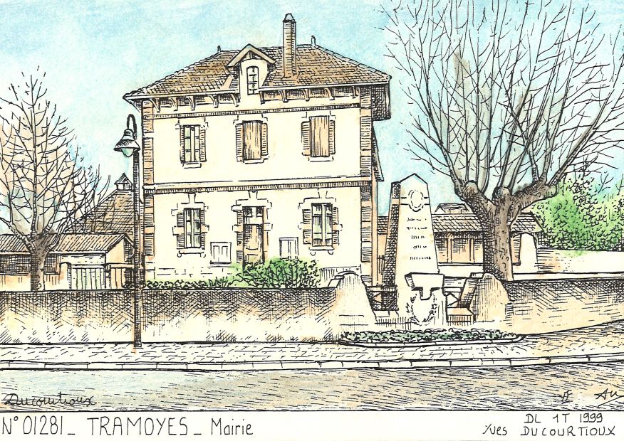 N 01281 - TRAMOYES - mairie
