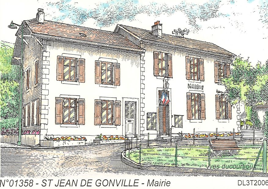 N 01358 - ST JEAN DE GONVILLE - mairie