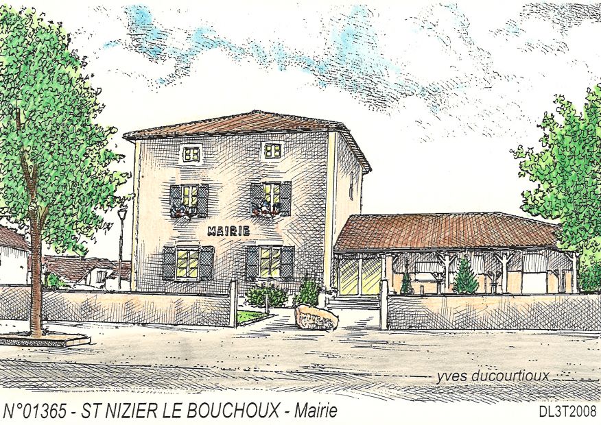 N 01365 - ST NIZIER LE BOUCHOUX - mairie
