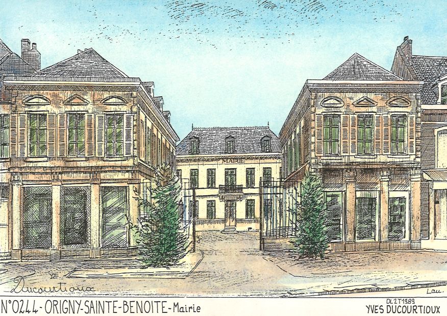 N 02044 - ORIGNY STE BENOITE - mairie