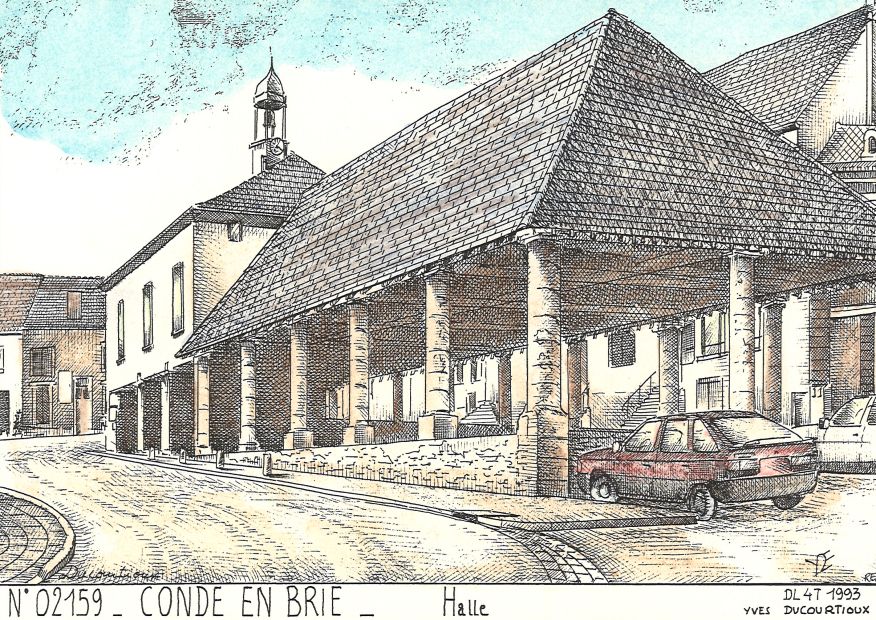 N 02159 - CONDE EN BRIE - halle