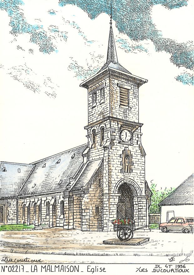 N 02217 - LA MALMAISON - église