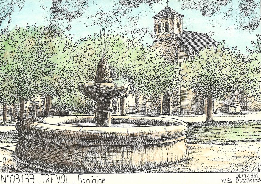 N 03133 - TREVOL - fontaine