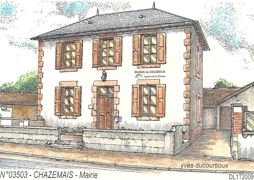 N 03503 - CHAZEMAIS - mairie
